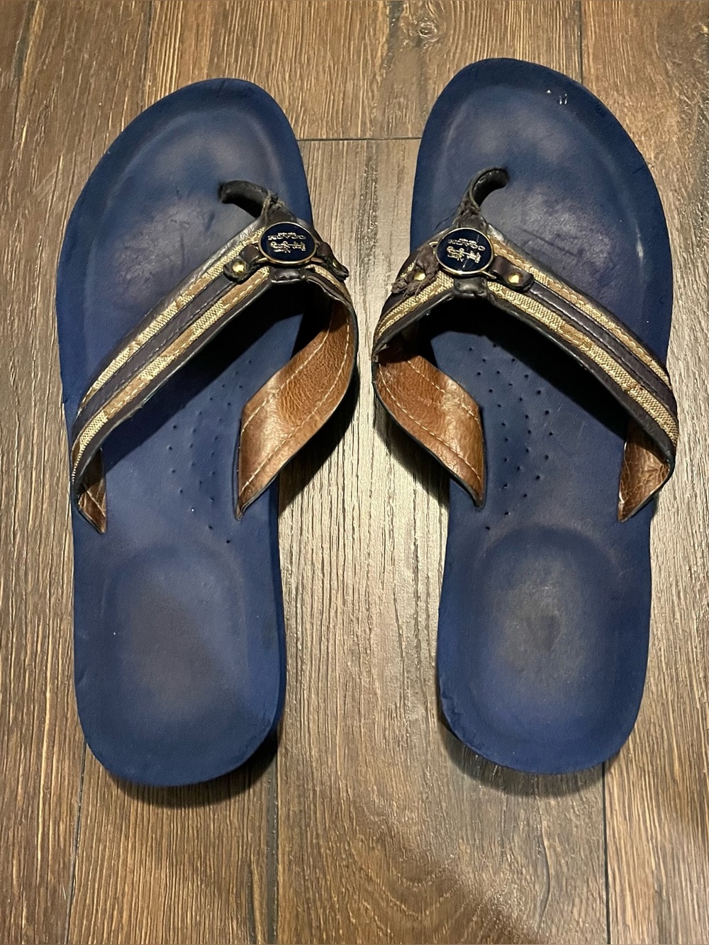 Coach Trim Flip Flop Sandals